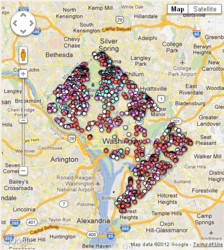 Casey Trees Maps Cherry Blossoms throughout D.C.