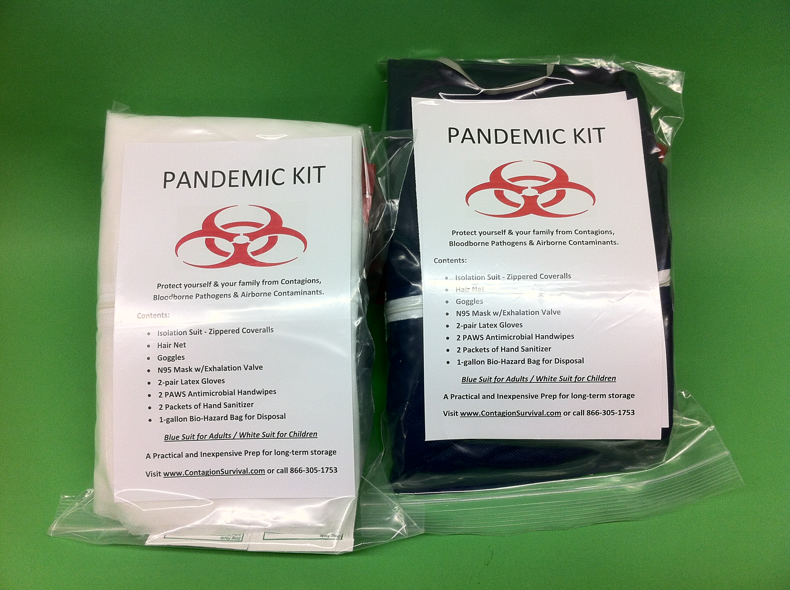 Pandemic Quick Kits are inexpensive and disposable and can help protect your family from contagions.