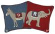 Political pillows are popular but the election year surprise is the neutral star pillow, it's patriotic but not political.