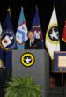David H. Petraeus, retired Army General and current Director of the Central Intelligence Agency, delivers acceptance remarks after being presented with the Command and General Staff College Foundation’s “Distinguished Leadership Award” for 2012.