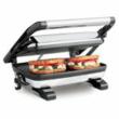 Gourmet Sandwich Maker from Hamilton Beach this Panini press grills sandwiches of any thickness on 12 X 8.5 nonstick grids. It features Power and Preheat Lights and a floating lid that locks for upright space-saving storage. Recipes are included.