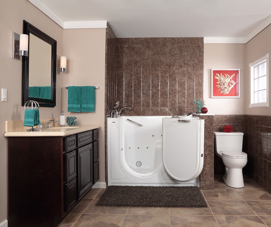 ReBath Northeast installs walk-in bathtub tubs for safety and therapy