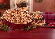 The number one Father's Day gift from The Swiss Colony is mixed nuts.