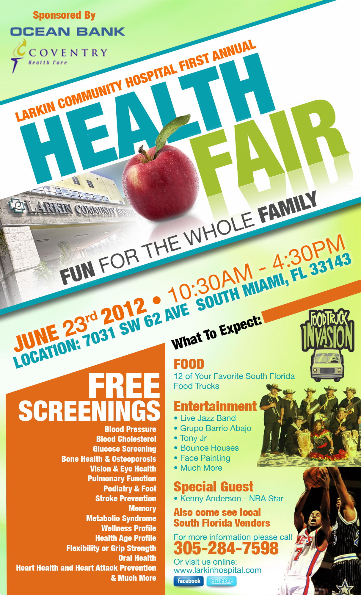 Larkin Community Hospital 1st Annual Health Fair