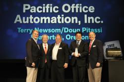 Pacific Office Automation Awarded 2011 Konica Minolta Dealer Award