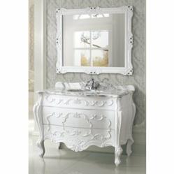 Dainty White Bathroom Vanities, Victorian Style Vanity