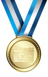 Image of the scientist's award for best places to work in academia 2012