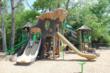 GameTime custom playground tree sculpture with slides
