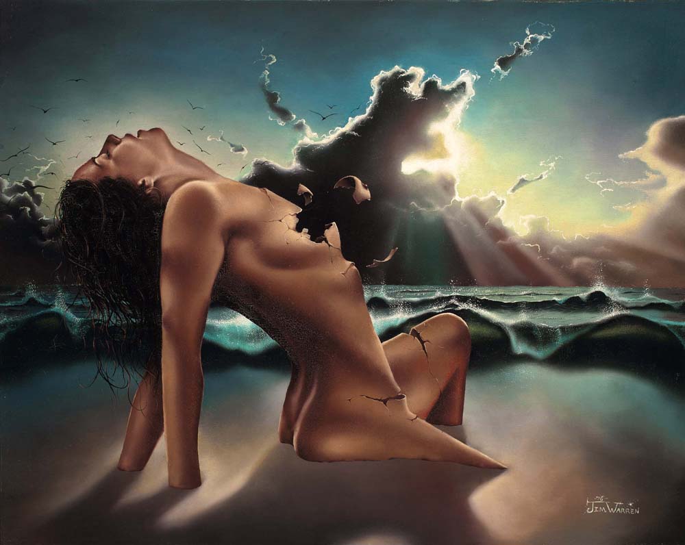 SEXUAL EXPLOSION - Jim Warren's World-Famous Nude Painting