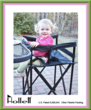 The Hollett™ Travel Dual-Mate™ high chair is the only portable and foldable dual-purpose high chair that is ideally suited for including newborn babies in the family dining experience because parents can literally use this dual-purpose high chair the same