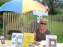 Author, Linda Maria Frank at The Ocean Beach Arts and Crafts Fair