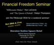 Pittsburgh Financial Freedom Seminar Oct 20-21st