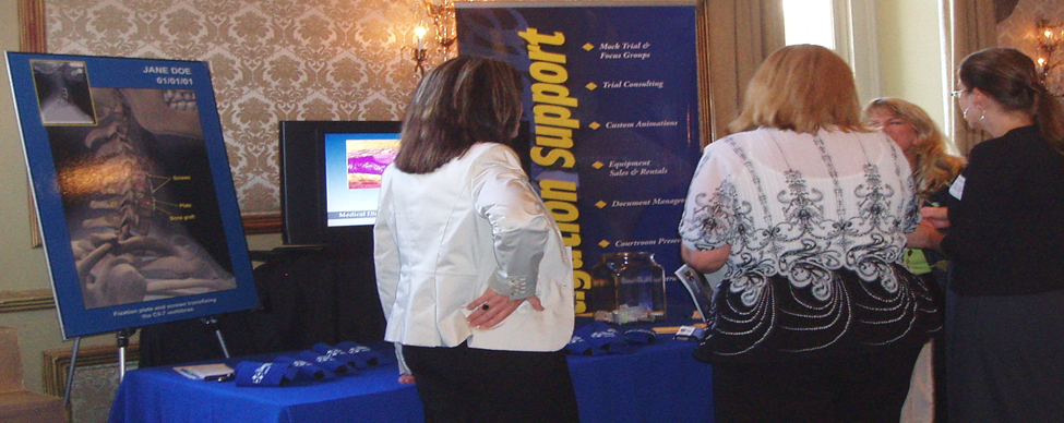 Paralegals learn about the latest technology with interactive hands-on exhibits
