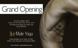 Grand Opening Celebration at Le Male Yoga, New York City