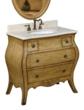 Antique Bathroom Vanity With Hand Painted Vines From Belle Foret