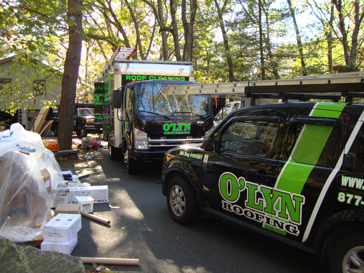 O'LYN jobsite in Sherborn.