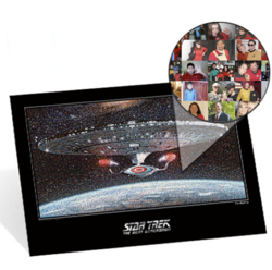 The Star Trek TNG 25th Anniversary Fan Mosaic
