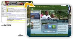 Town of Knightdale website - before & after