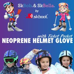 SkBob & SkBella Neoprene Helmet Glove with Ticket Pocket