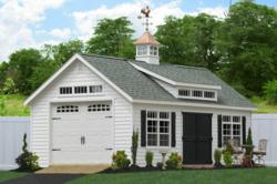 New Ideas In Prefab Amish Built Wooden Sheds And Vinyl 