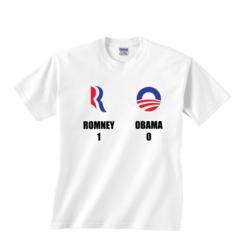 “Romney 1 - Obama 0” T-Shirt
