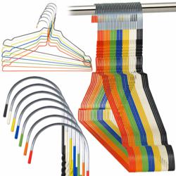 Brand New Exclusive to Hangerworld - Multi-Coloured Metal Clothes Hangers