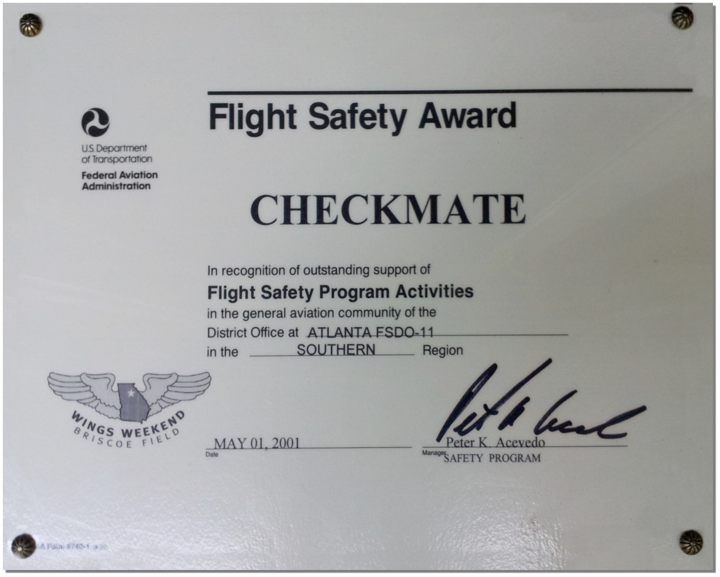 FAA Award