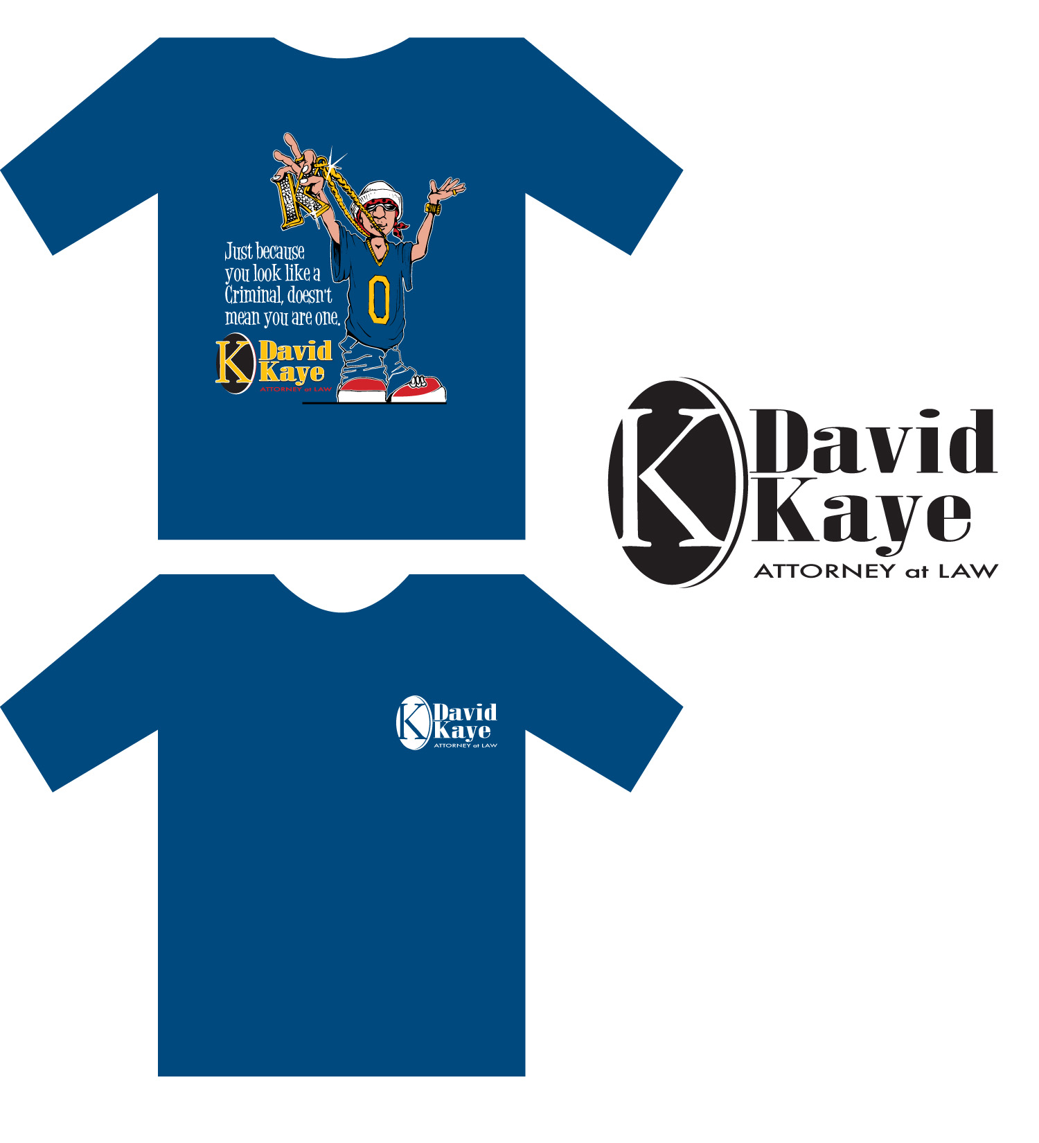 Law Offices of lawyer David T. Kaye legal shirts San Marcos