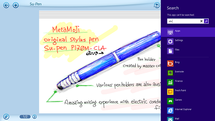 Note Anytime for Windows 8 Metro Combines Elegant Sketching and