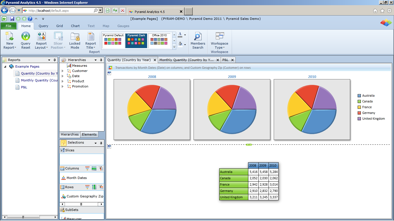 Pyramid Analytics View