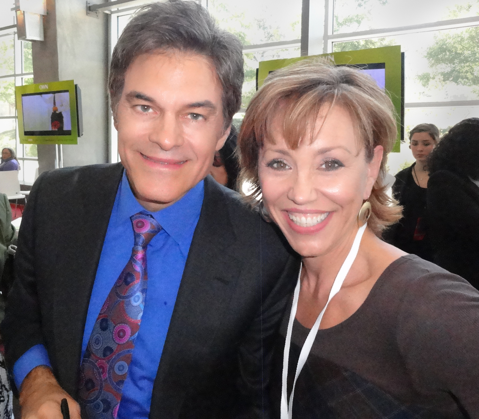 Dr Oz and Forbes Riley share several qualities - both love great food, breakthrough health technology and fitness innovative - both are ALSO dynamite talk show hosts!