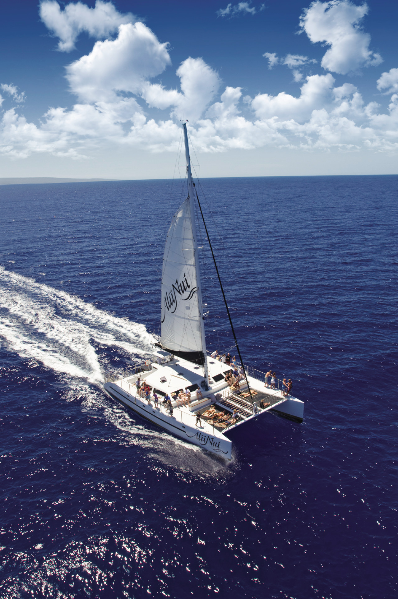 Sailing Alii Nui Style - Great way to enjoy whale watching with the whole family