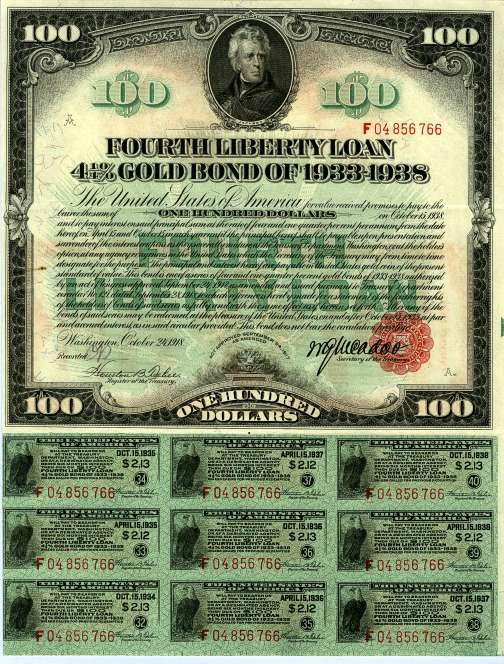 Liberty Loan Bonds are very collectible