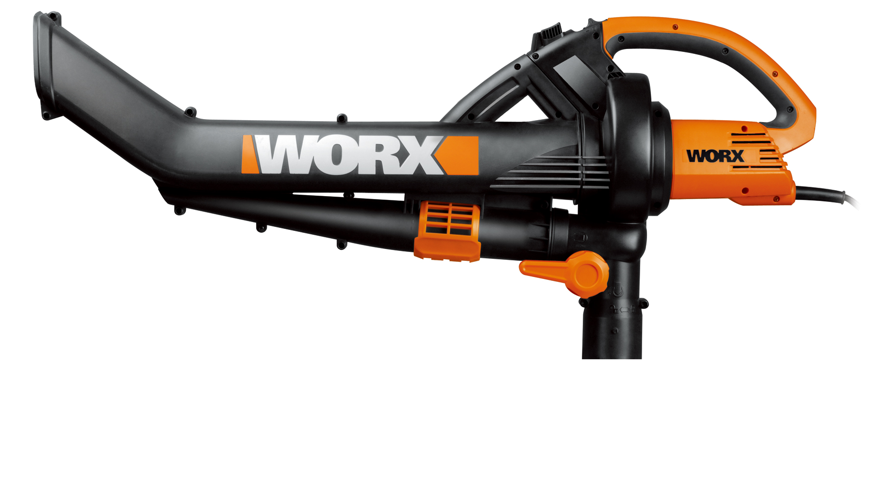 WORX TRIVAC with two-stage impeller system is ideal for yard cleanup.