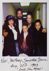 Gary Spatz backstage at the MMC with Kerri, Brittany, Jennifer, Ilana