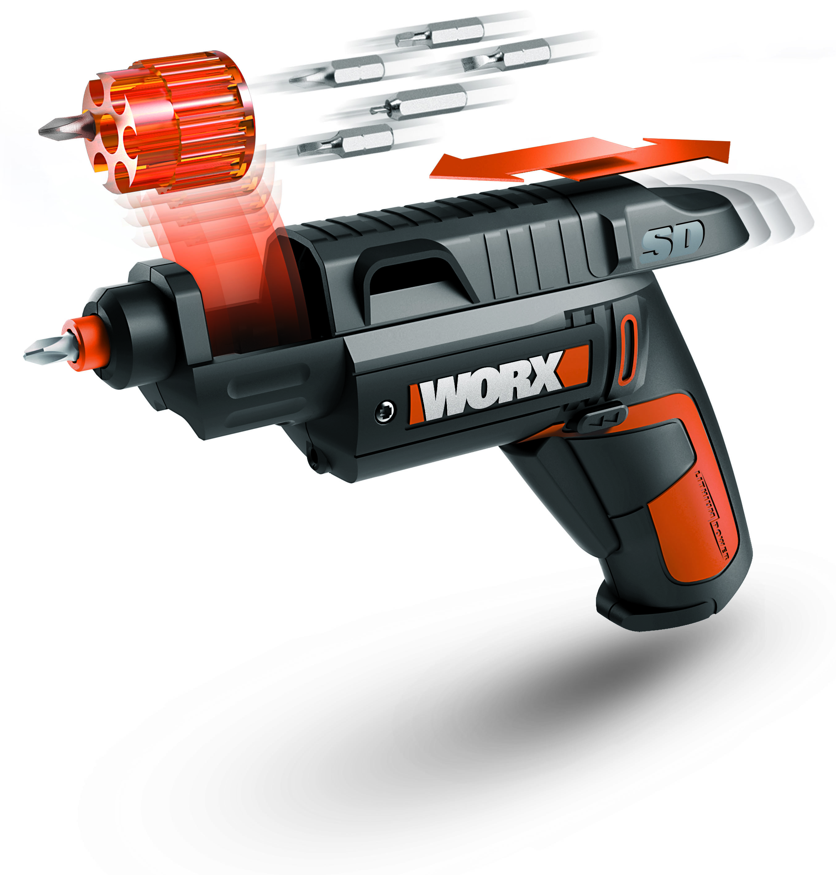 WORX SD SemiAutomatic Driver with six-slot revolving chamber gets jobs done quickly.
