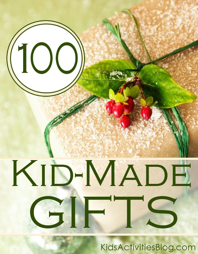 Last Minute Homemade Christmas Gift Ideas and a Laundry List of Over 100 Gifts Kids can Make has