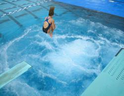 diving pool sparger system