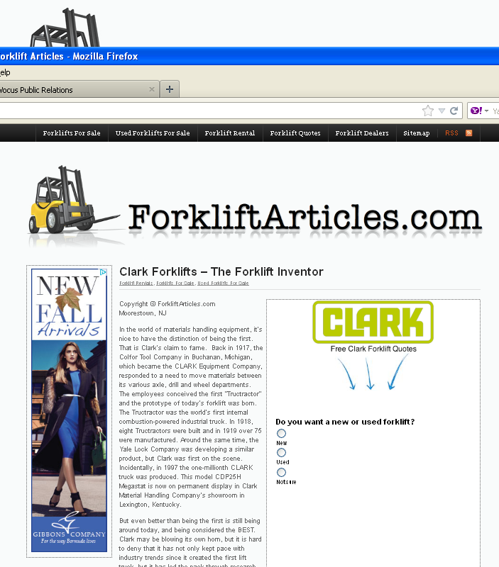 Forkliftarticles Com Showcases 95 Year History Of Clark Equipment Company S Invention Of The Forklift