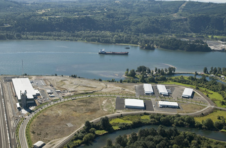 State-of-the-art industrial buildings for lease at the Port of Kalama in SW Washington State.