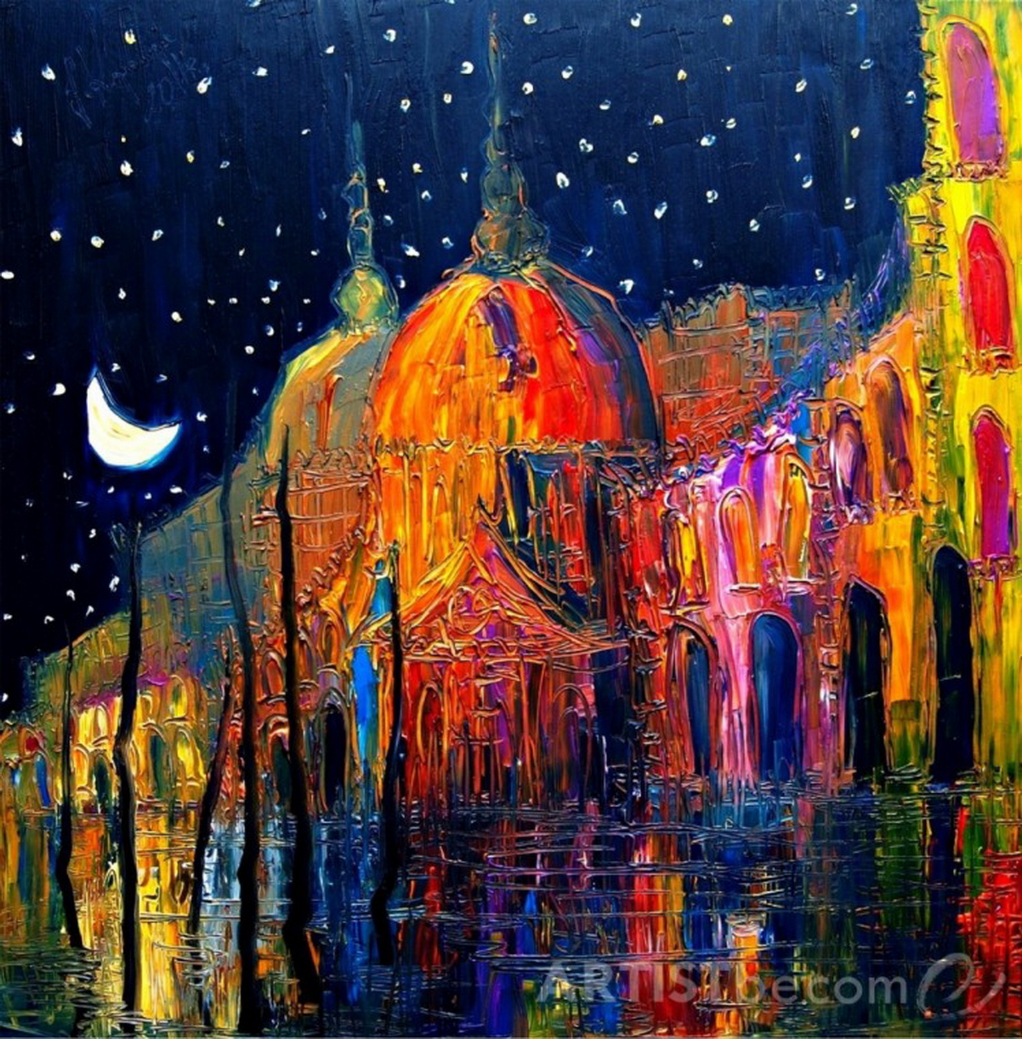 "Night" by Justyna Kopania was named Artist Become's most popular contemporary art piece in 2012.