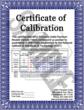 Sample NSG Calibration Certificate