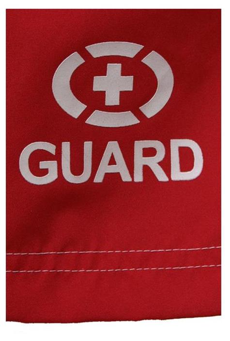 Close up at the design for the Men's Lifeguard Swimsuit