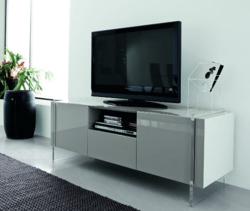 Fly Gray TV Stand From Rossetto
