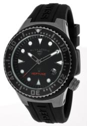 Swiss Legend Neptune Black Dial Silicone timepiec