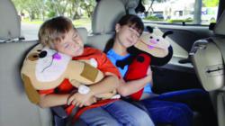 SeatPets are plush pillows with a seat belt attachment that provide comfort and support to your child’s neck and head.