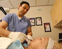 Dr. Simon Ourian Performs Botox Injection