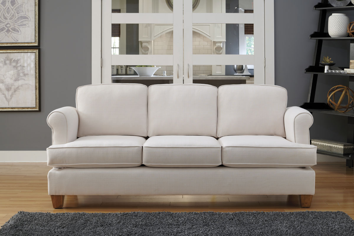 Megan full-size 80" sofa with box T-cushion option