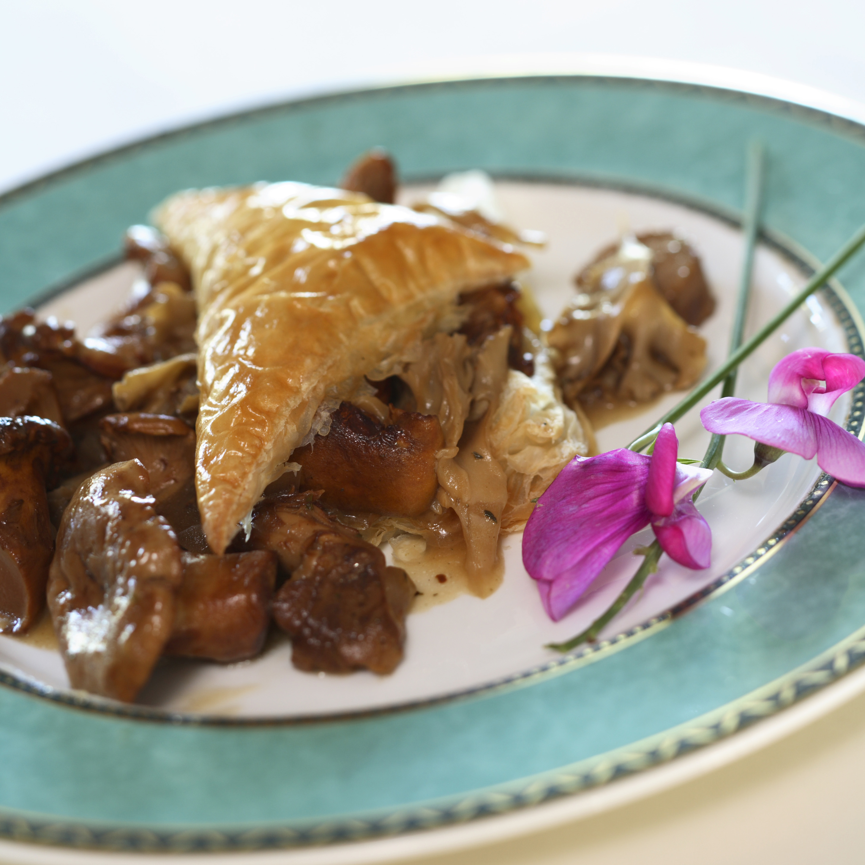 Wild Mushrooms and Puff Pastry at the Joel Palmer House