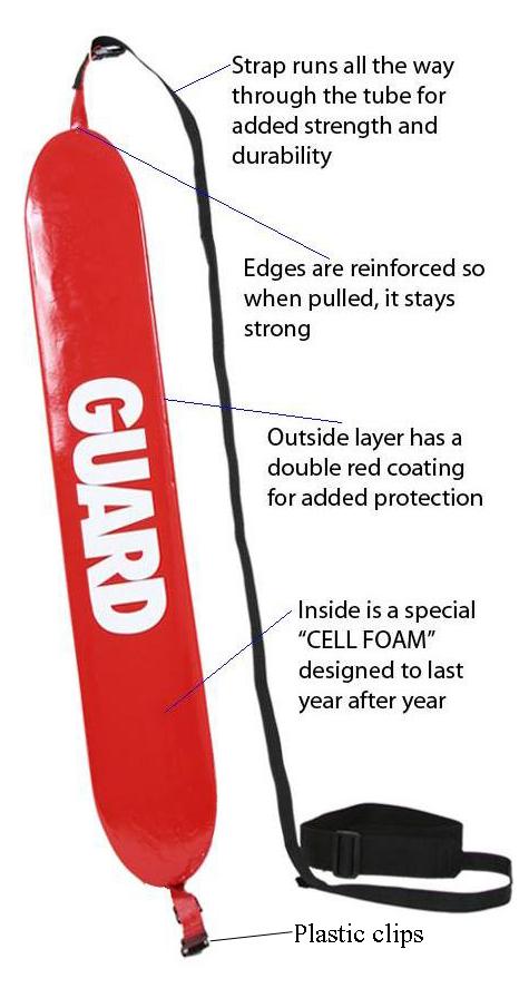 This rescue tube has double the coating and lasts longer than the average rescue tube